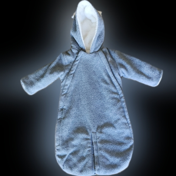 #KI30 Baby Gap Cozy Infant Sleeper Blanket With Hood - Picture 9 of 10